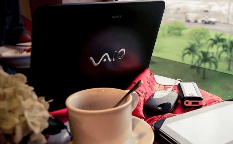 Working with Sony Vaio laptop